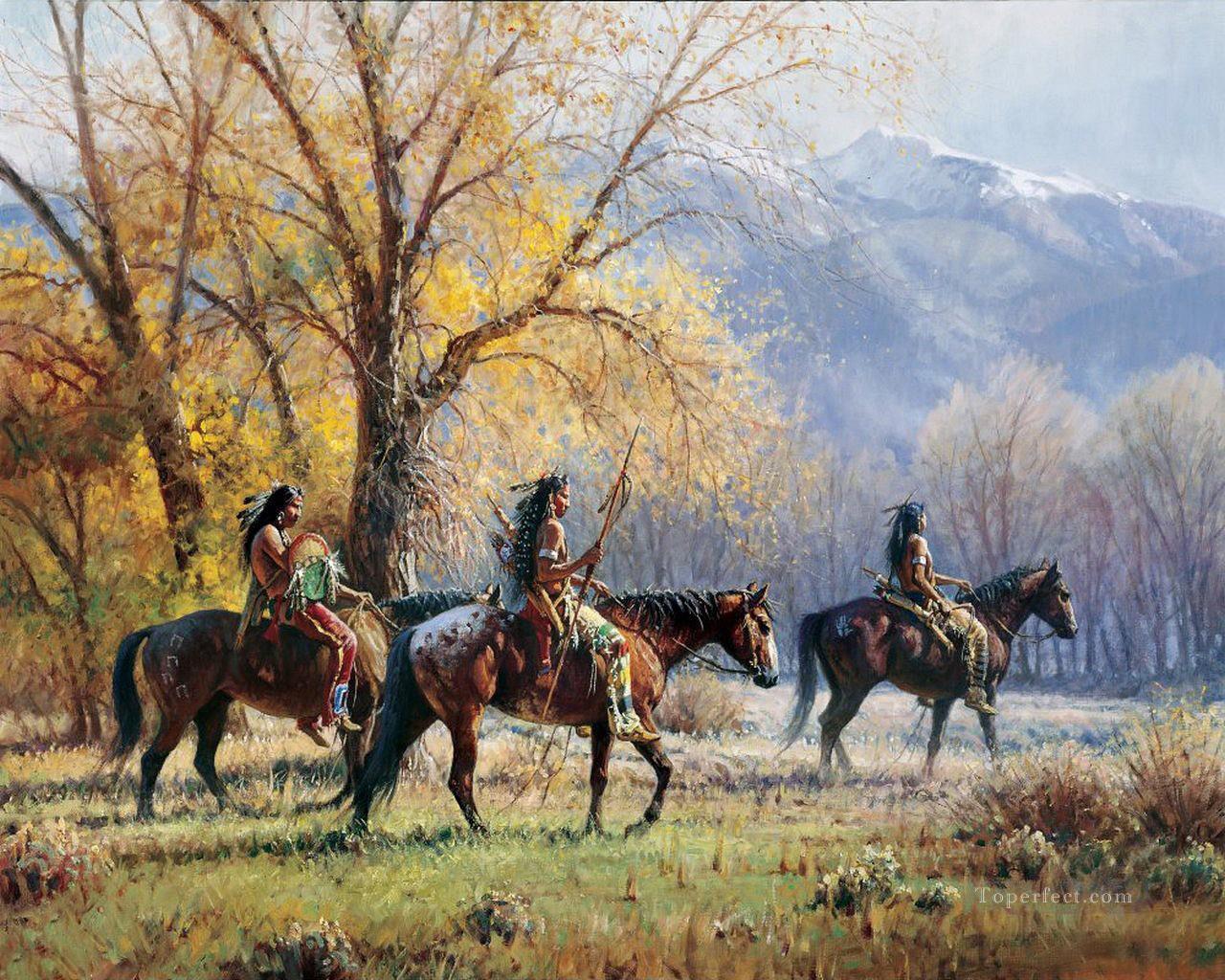 western American Indians 27 Oil Paintings